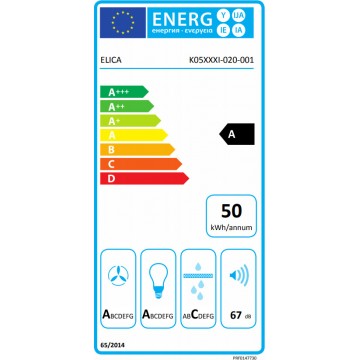 Elica PRF0147730 Juno Urban ZINC/F/50 Απορροφητήρας Νησίδα Ανακύκλωσης 50cm Inox